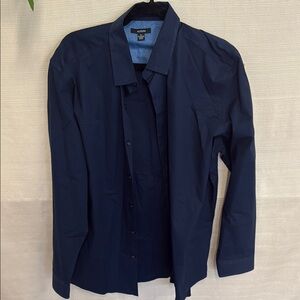 Alfani Dark Blue Dress Shirt